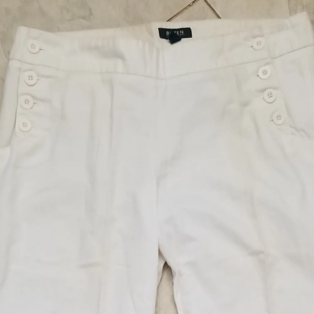 Bitten by Sarah Jessica Parker White Pants 100% Cotton - Picture 2 of 5